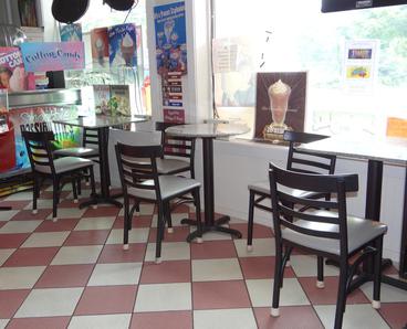 Have a seat at Pat's Main Street Ice Cream